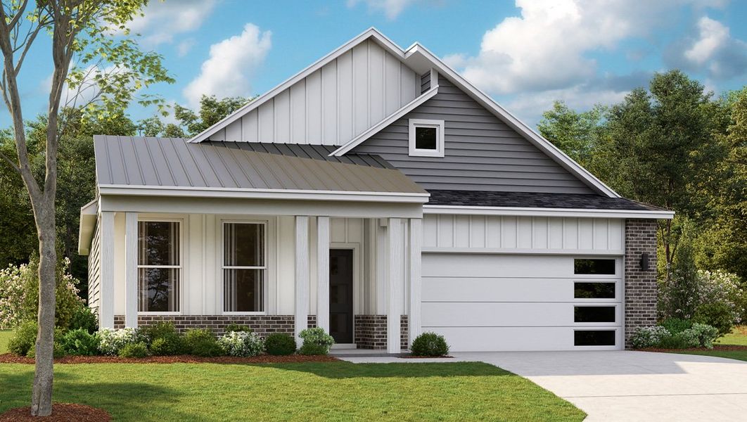 Representative exterior photo of a completed home built from the DOVER by D.R. Horton in Nexus South, Gallatin, TN (Image 19). Representative exterior photo of a completed home built from the DOVER by D.R. Horton in Nexus South, Gallatin, TN (Image 19).