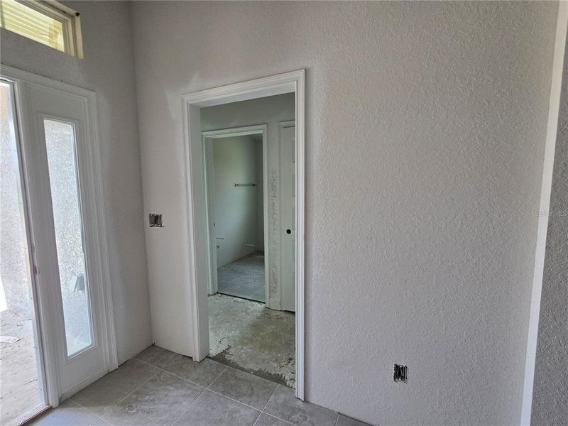 entrance to 2 bedrooms