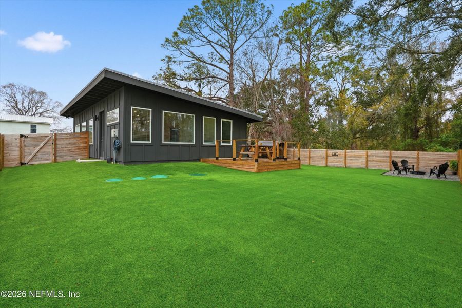 Exterior details and patio area of a home in , St. Augustine (Image 2). Exterior details and patio area of a home in , St. Augustine (Image 2).
