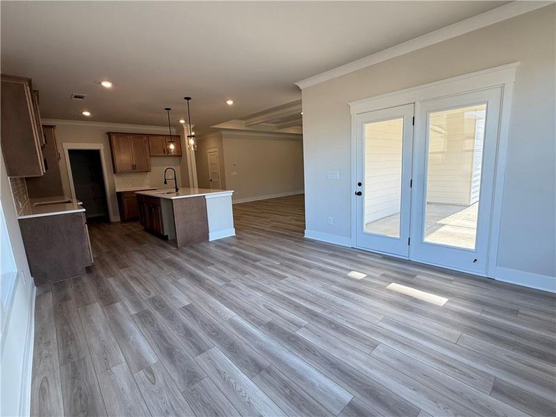 Spacious, unfurnished interior of a new home in Ponderosa Farms Reserve, Gainesville (Image 43).