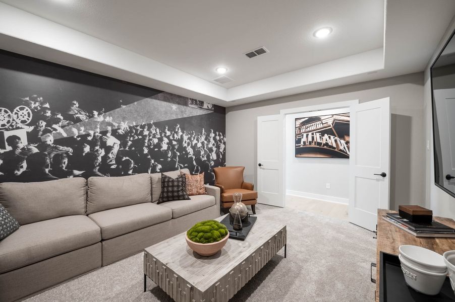 Furnished interior view inside a new home in The Orchard At Pecan Ridge, Fulshear (Image 30).