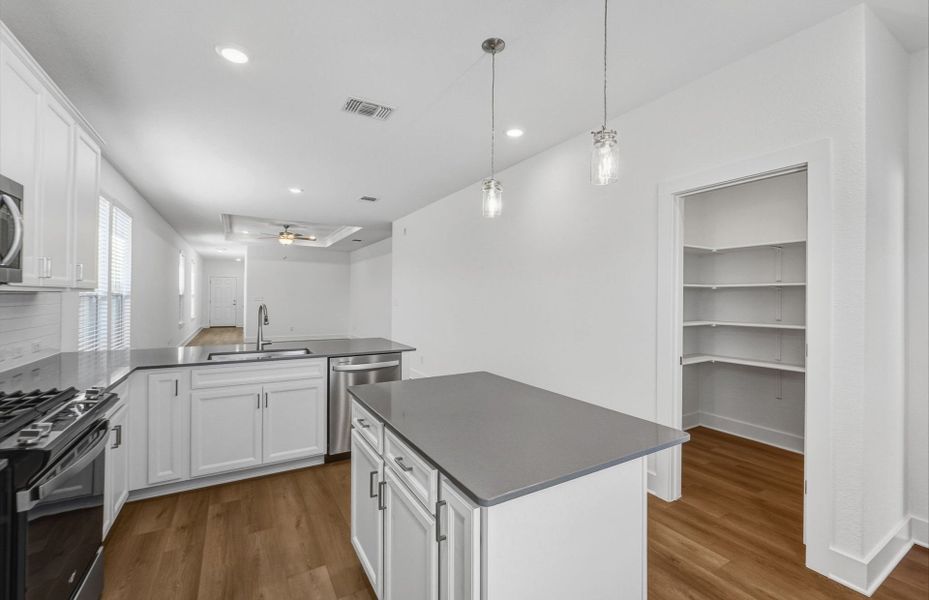Furnished interior view inside a new home in Saddleback at Santa Rita Ranch, Liberty Hill (Image 10).