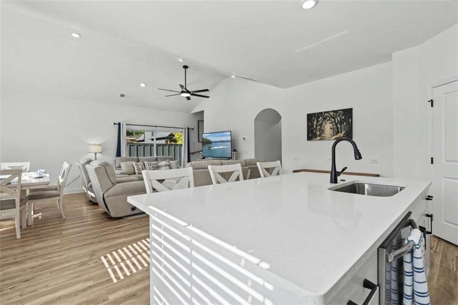 Furnished interior view inside a new home in , Waleska (Image 6). Furnished interior view inside a new home in , Waleska (Image 6).