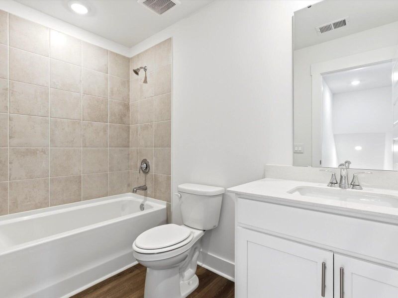Furnished interior view inside a new home in The Coves at Lakes of Cane Bay, Summerville (Image 16).