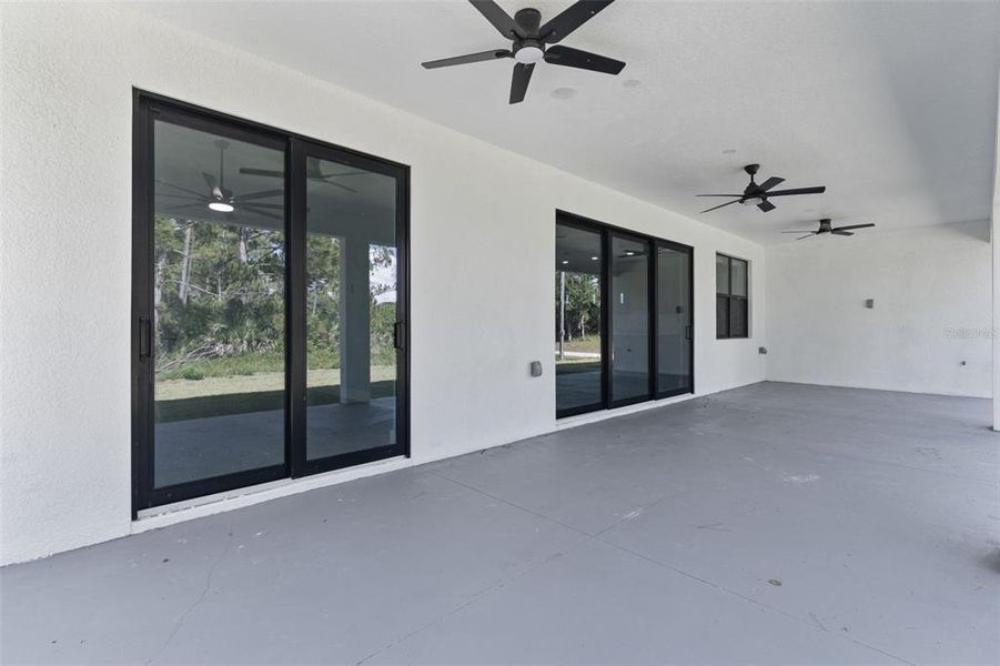 Exterior details and patio area of a home in , North Port (Image 22).
