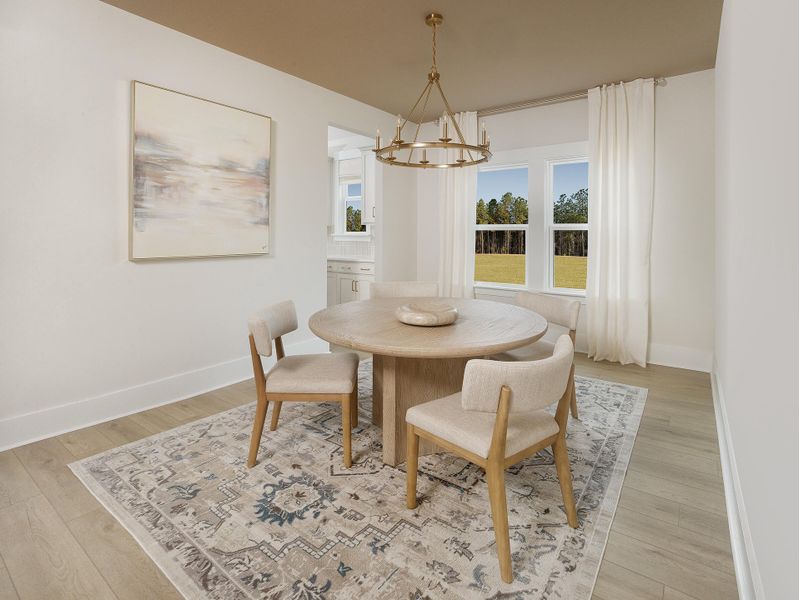 Furnished interior view inside a new home in , Ravenel (Image 5).