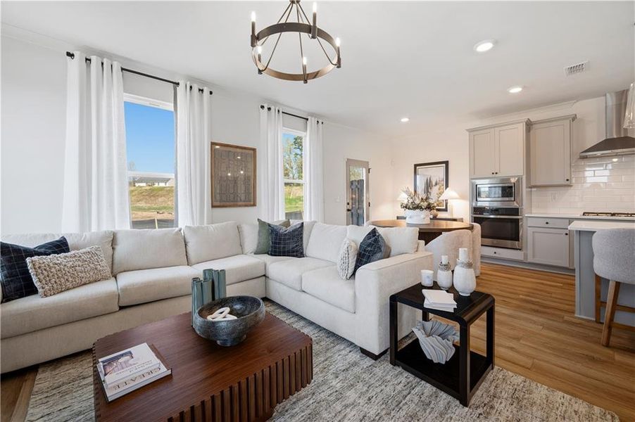 Furnished interior view inside a new home in Avery Landing, McDonough (Image 16).