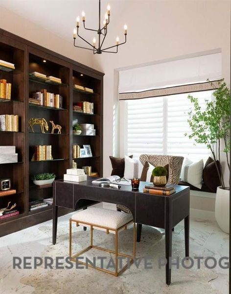 Furnished interior view inside a new home in Pecan Square, Northlake (Image 10).
