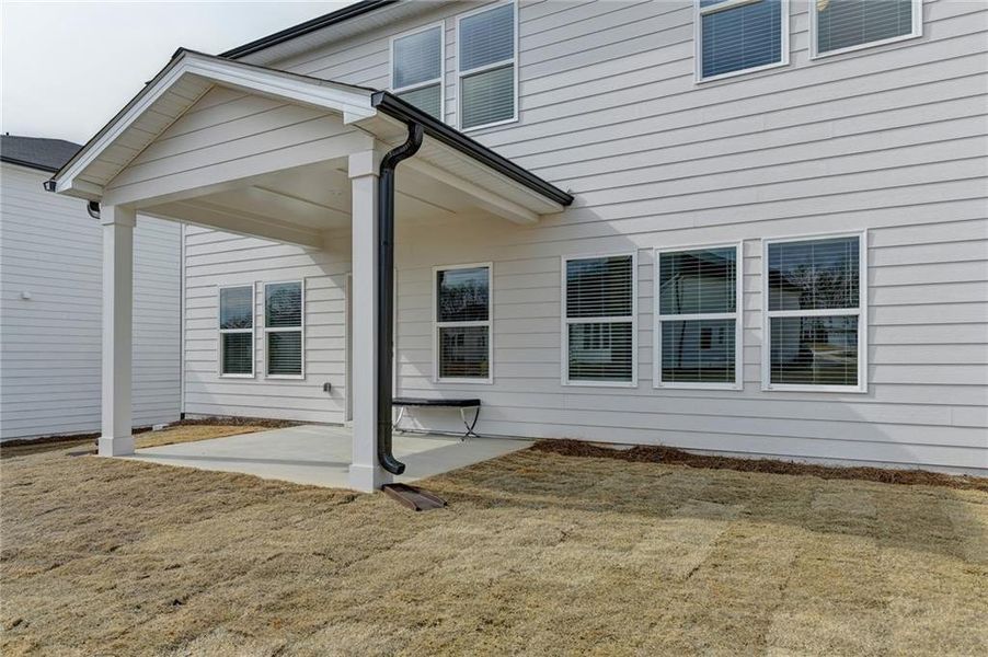 Exterior details and patio area of a home in , Braselton (Image 27). Exterior details and patio area of a home in , Braselton (Image 27).