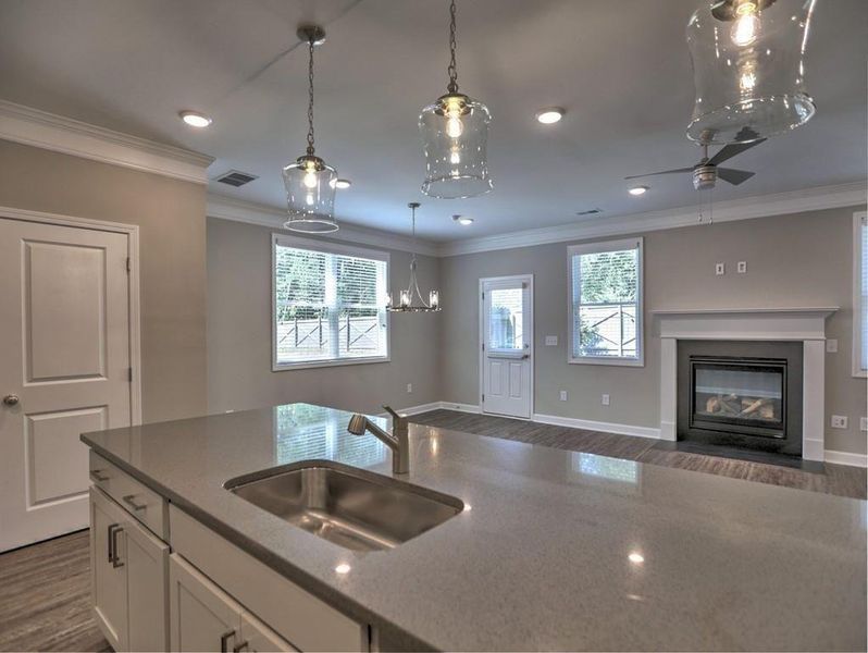 Furnished interior view inside a new home in East Park Village, Kennesaw (Image 30).