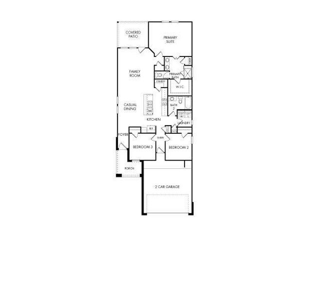 2D floor plan layout of this home in Montgomery Oaks - Premier, Conroe, TX (Image 5). 2D floor plan layout of this home in Montgomery Oaks - Premier, Conroe, TX (Image 5).