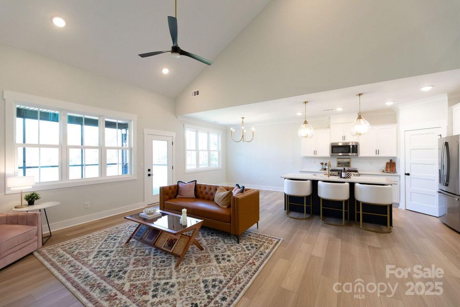 Living Room and Kitchen