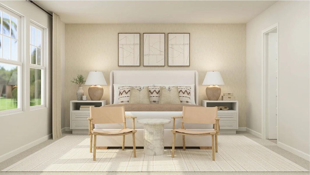 Furnished interior view inside a new home in Dawson Pointe, Summerville (Image 8).