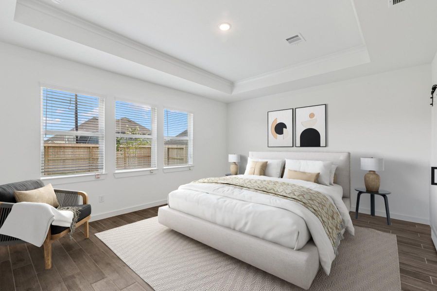 Spacious primary suite (*Photo not of actual home and used for illustration purposes only.) Spacious primary suite (*Photo not of actual home and used for illustration purposes only.)