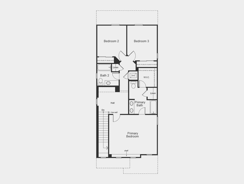 2D floor plan layout for the 1719 by KB Home in Cypress Bluff I, Groveland, FL (Image 6). 2D floor plan layout for the 1719 by KB Home in Cypress Bluff I, Groveland, FL (Image 6).