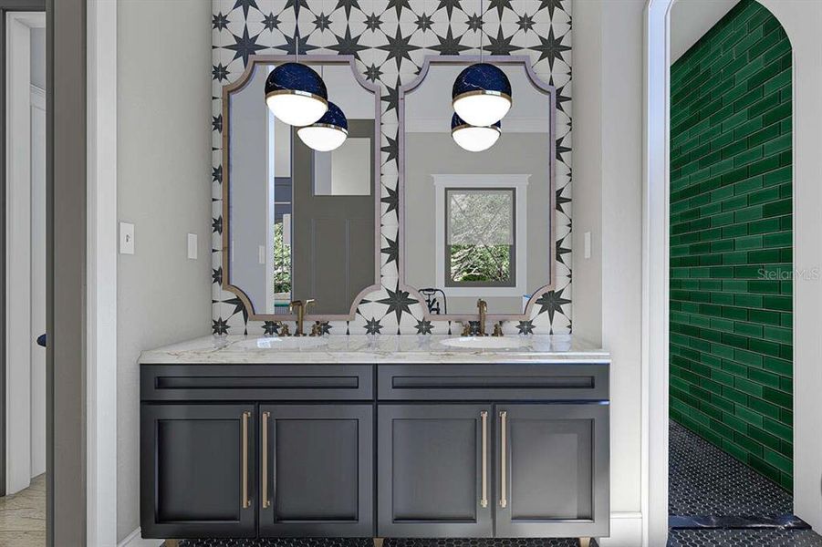 Furnished interior view inside a new home in , Tampa (Image 7).