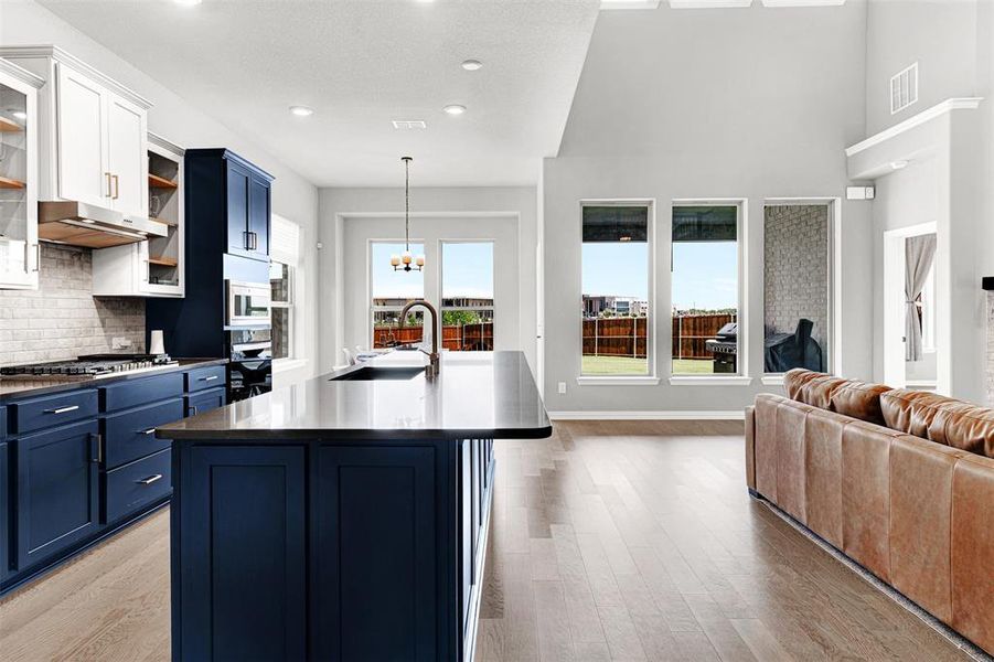Furnished interior view inside a new home in , Forney (Image 8). Furnished interior view inside a new home in , Forney (Image 8).