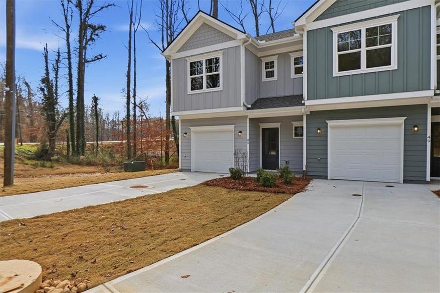 Front exterior of a new home in , Lavonia, GA, highlighting curb appeal (Image 19).