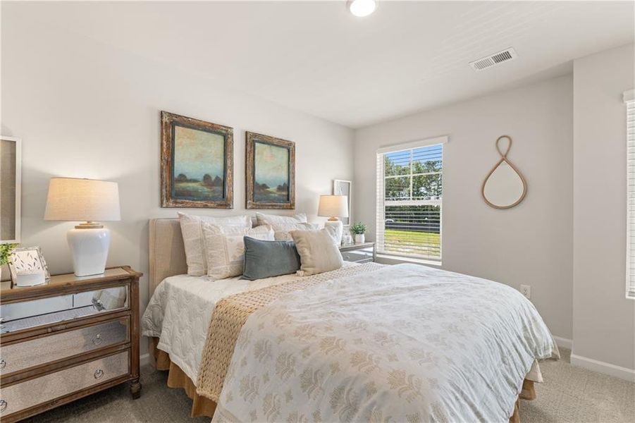 Furnished interior view inside a new home in Sandtown Falls, Atlanta (Image 18). Furnished interior view inside a new home in Sandtown Falls, Atlanta (Image 18).