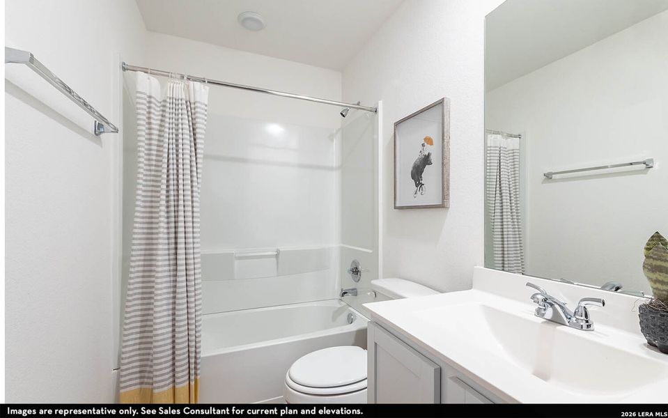 Furnished interior view inside a new home in Willow View, Converse (Image 3).