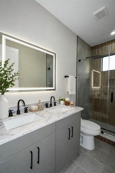 Furnished interior view inside a new home in , Tampa (Image 11).