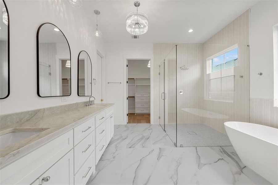 Furnished interior view inside a new home in , Hewitt (Image 6).