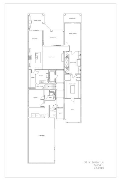 2D floor plan layout of this home in , Houston, TX (Image 4).