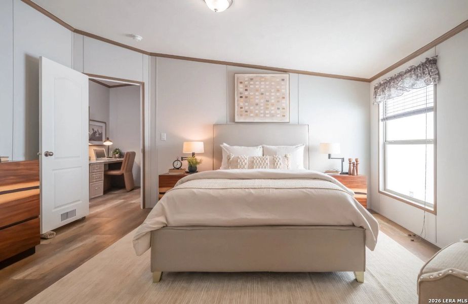 Furnished interior view inside a new home in , Elmendorf (Image 11).