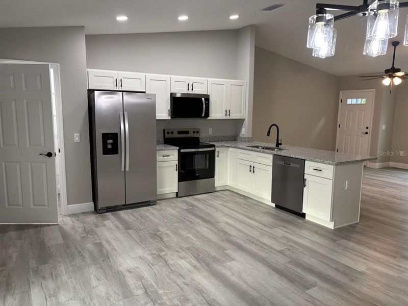 Furnished interior view inside a new home in , Citrus Springs (Image 7).