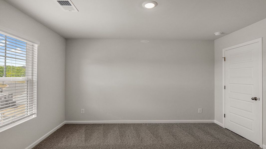 Spacious, unfurnished interior of a new home in Echo Glen, Stockbridge (Image 24). Spacious, unfurnished interior of a new home in Echo Glen, Stockbridge (Image 24).