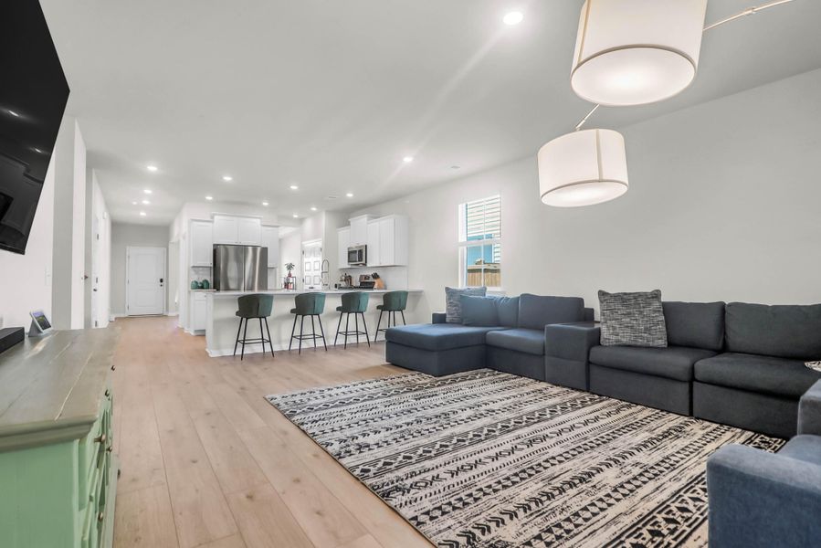 Furnished interior view inside a new home in Sweetgrass at Summers Corner: Arbor Collection, Summerville (Image 9).