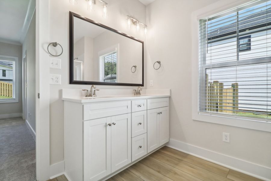 Representative furnished interior of a home built from the Sonoma II by Great Southern Homes in Edwards Ridge, Central (Image 12).