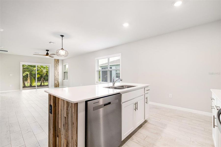 Furnished interior view inside a new home in , North Fort Myers (Image 15).