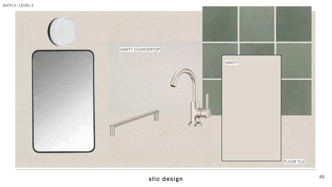 Designer bathroom featuring modern tile selections, upscale finishes, and a clean, contemporary aesthetic.