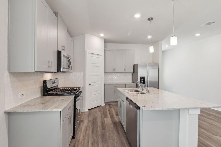 Photo is not of the actual home but is an inspirational photo of builder’s model home and may depict options, furnishings, and/or decorator features that are not included.