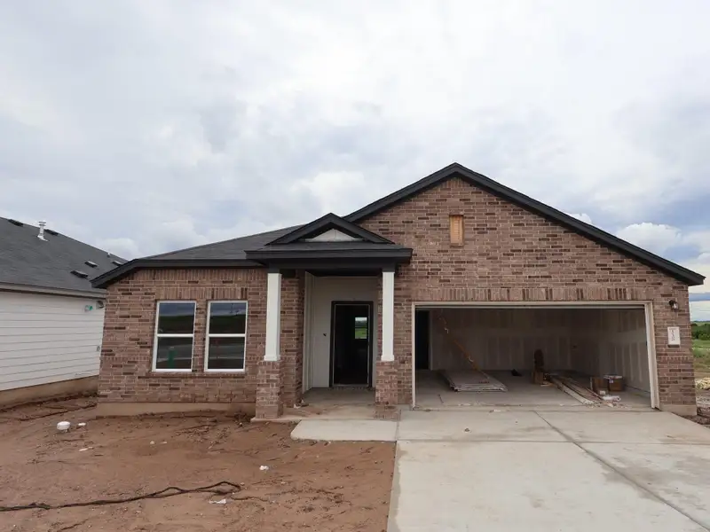 In-progress construction of a new home in Willow Springs, Buda, TX (Image 3).