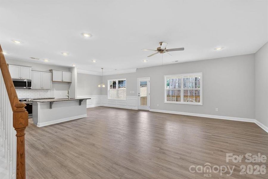 Spacious, unfurnished interior of a new home in McNeely Farms, Mount Ulla (Image 10).