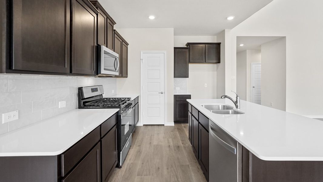 Furnished interior view inside a new home in Liberty Crossing, Royse City (Image 6).