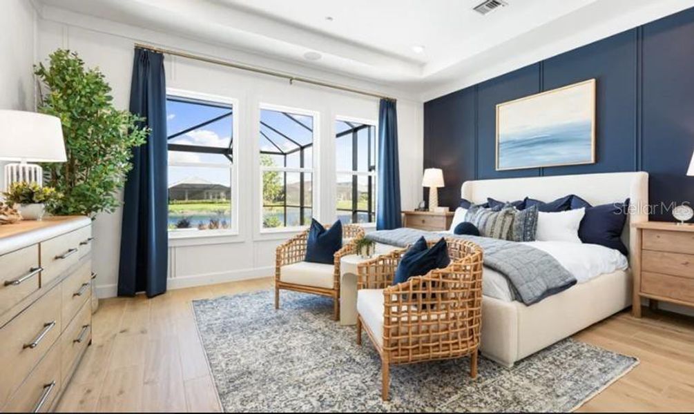 Furnished interior view inside a new home in Coasterra Community Group Page, Palmetto (Image 10).