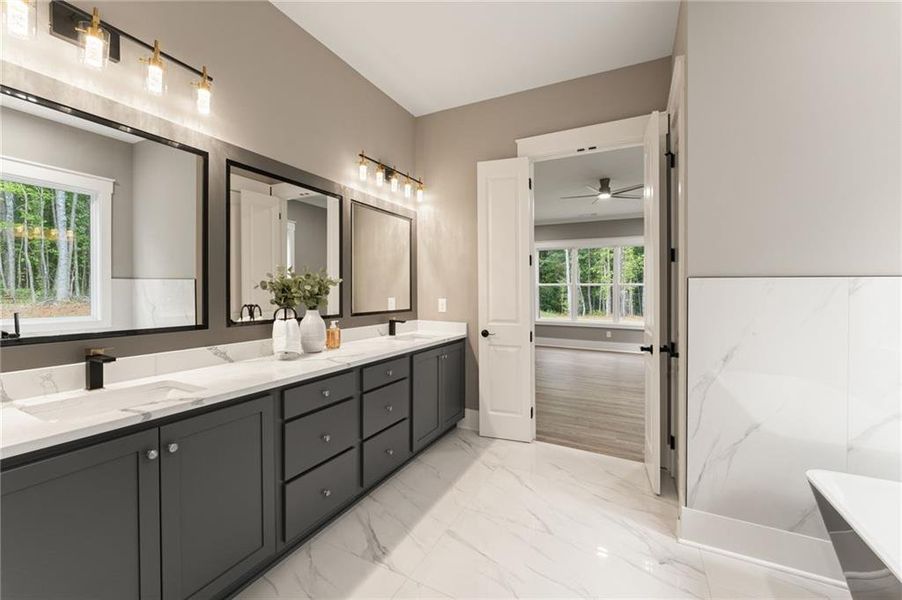 Furnished interior view inside a new home in , Ball Ground (Image 10).