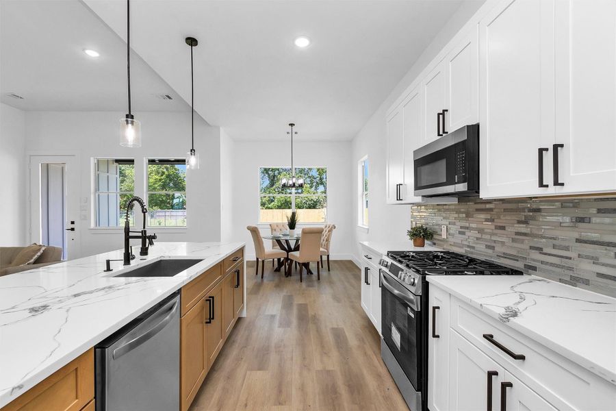 Furnished interior view inside a new home in , Houston (Image 17).