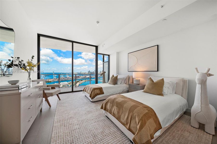 Furnished interior view inside a new home in , Miami Beach (Image 12). Furnished interior view inside a new home in , Miami Beach (Image 12).