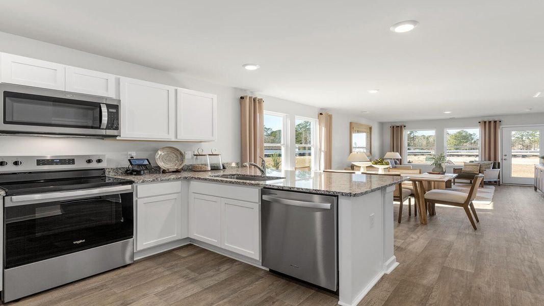 Furnished interior view inside a new home in McKenzie Gardens, Brunswick (Image 5).