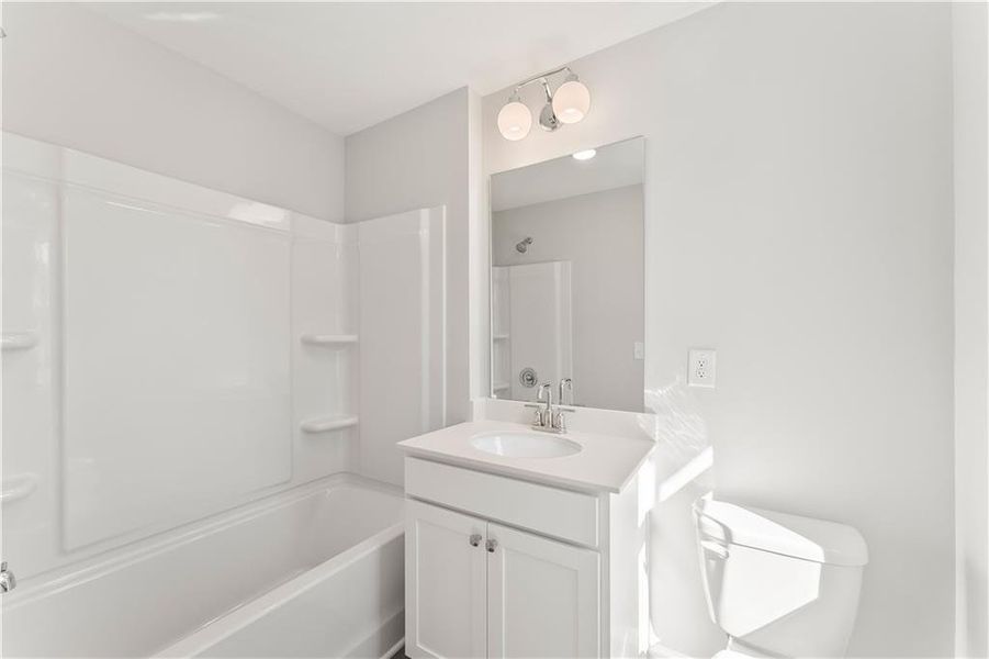 Furnished interior view inside a new home in East Park Village, Kennesaw (Image 18). Furnished interior view inside a new home in East Park Village, Kennesaw (Image 18).