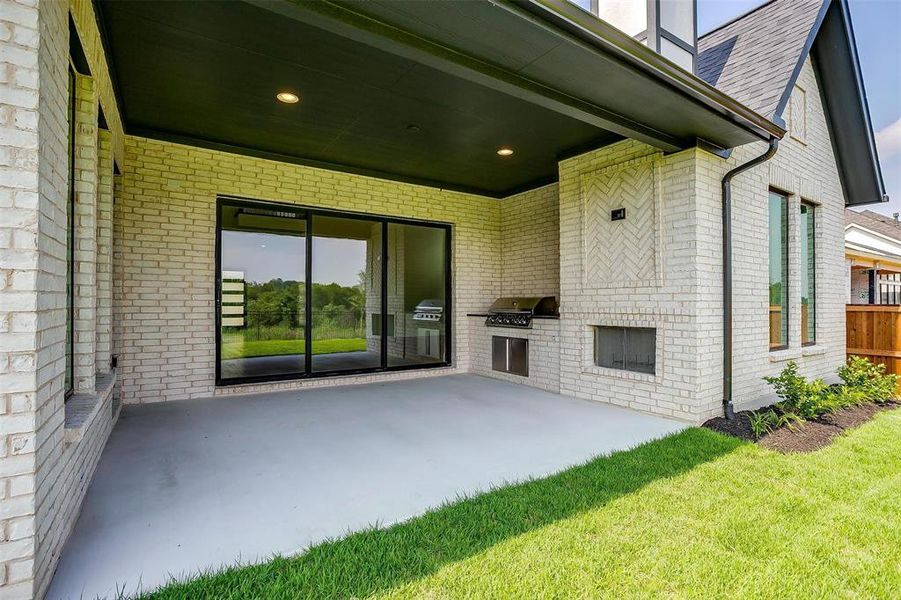 View of patio / terrace featuring area for grilling