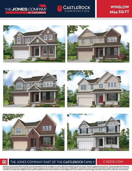 Front exterior of a new home in The Retreat at Norman Farm, Hendersonville, TN, highlighting curb appeal (Image 2).