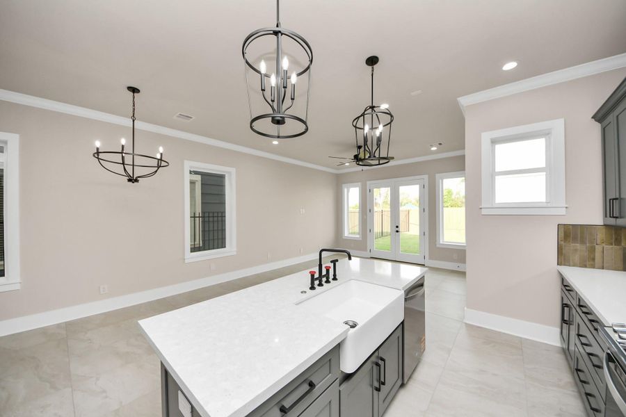 Furnished interior view inside a new home in , Houston (Image 17).