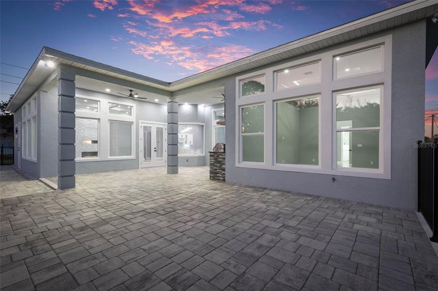 Exterior details and patio area of a home in , Palm Coast (Image 56). Exterior details and patio area of a home in , Palm Coast (Image 56).