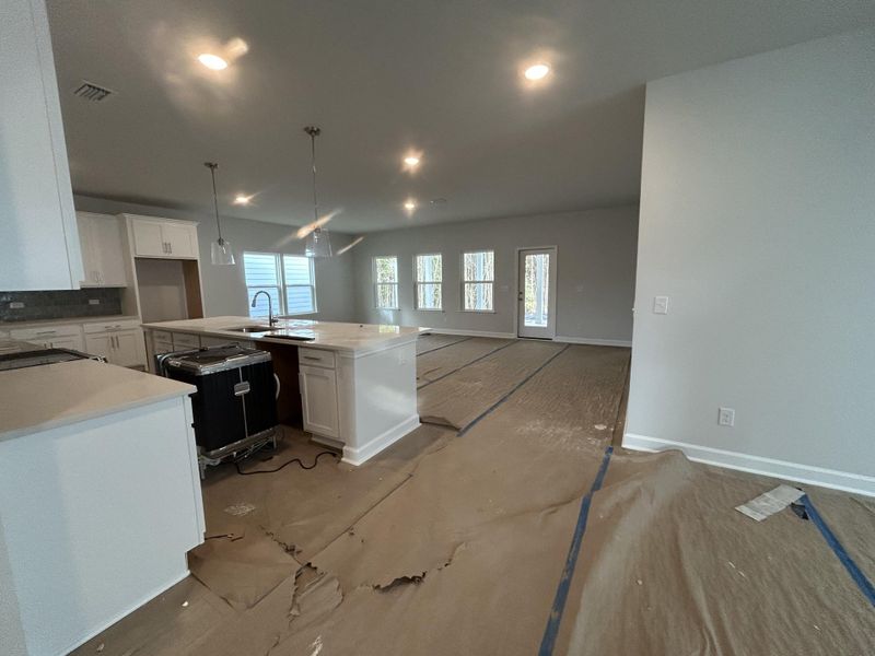 In-progress construction of a new home in Tea Farm, Ravenel, SC (Image 34).