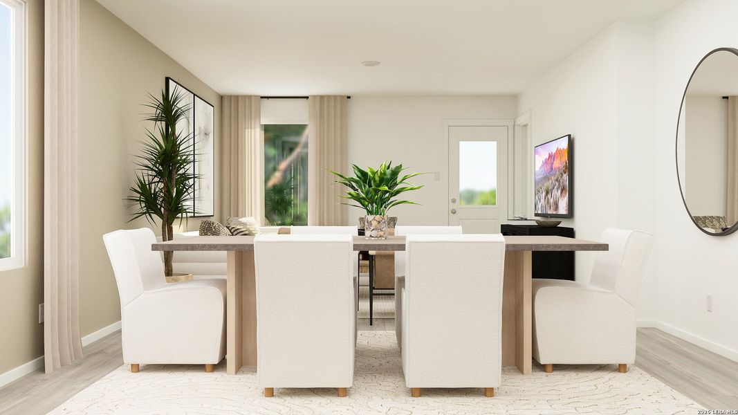 Furnished interior view inside a new home in Stone Garden, Elmendorf (Image 10).
